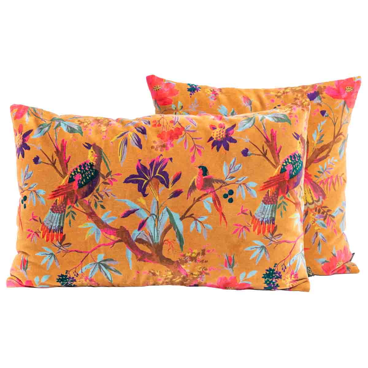 Housse de coussin en velours Birdy - 4 couleurs - Haomy