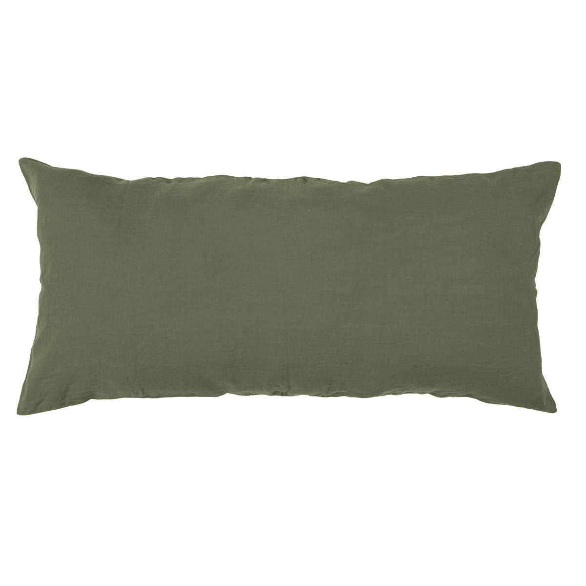 coussin giant lin viti 55x110 cm kaki-harmony haomy