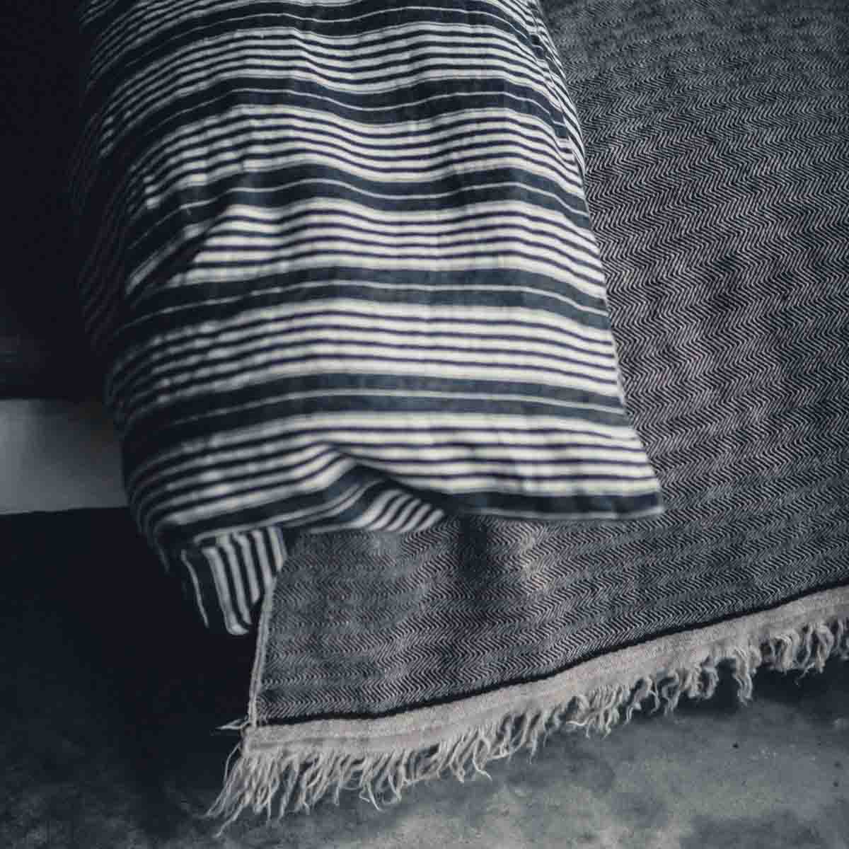 Drap housse en lin lavé Viti 140x200 cm - Harmony Haomy - Home Beddings and  Curtains