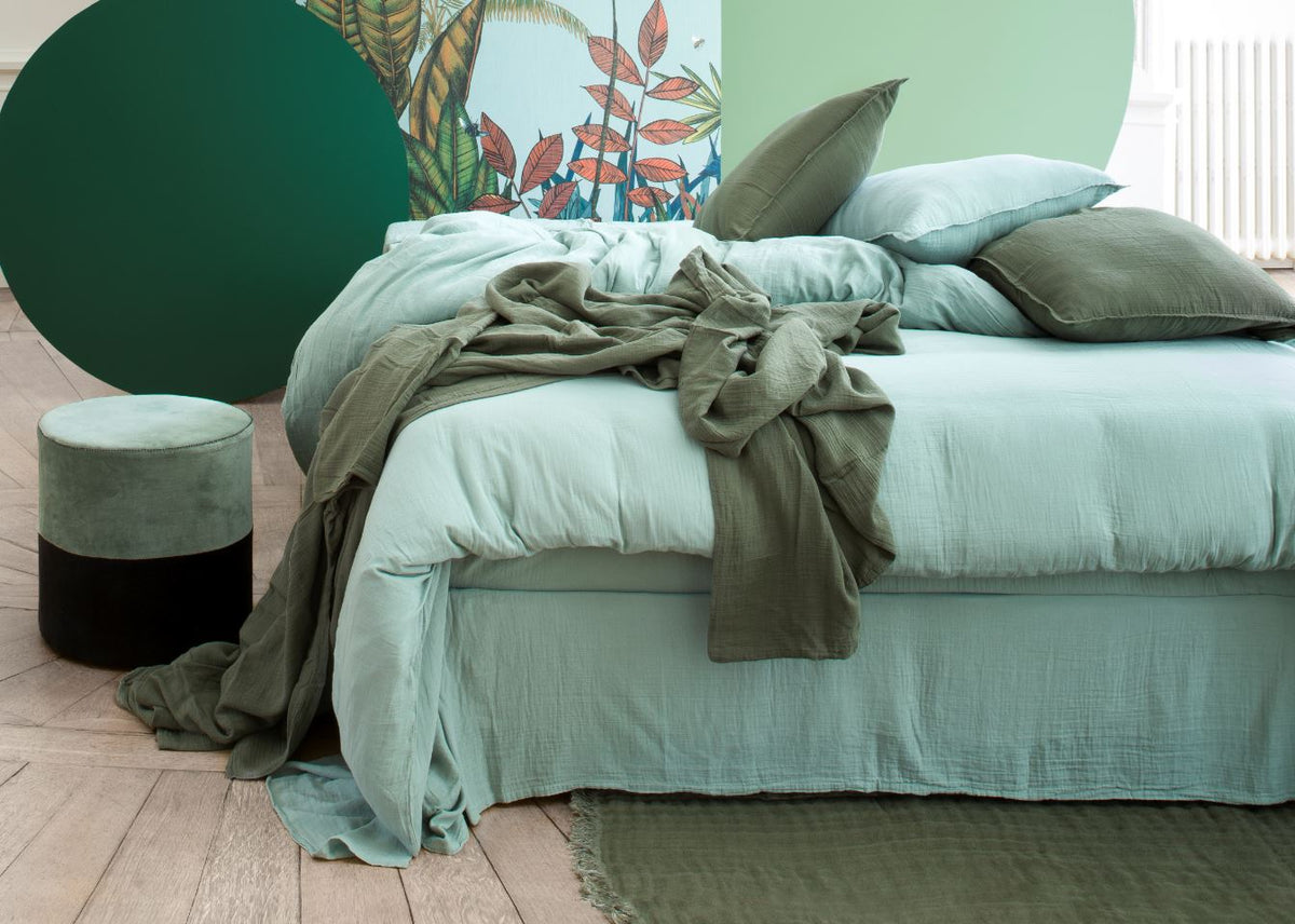 Drap housse en gaze de coton Dili 160x200 cm - Harmony Haomy - Home  Beddings and Curtains